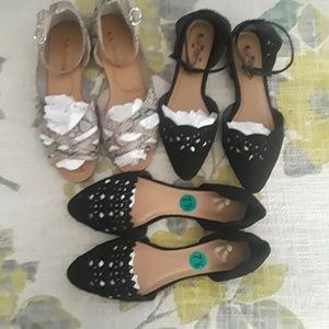 Three pairs of shoes